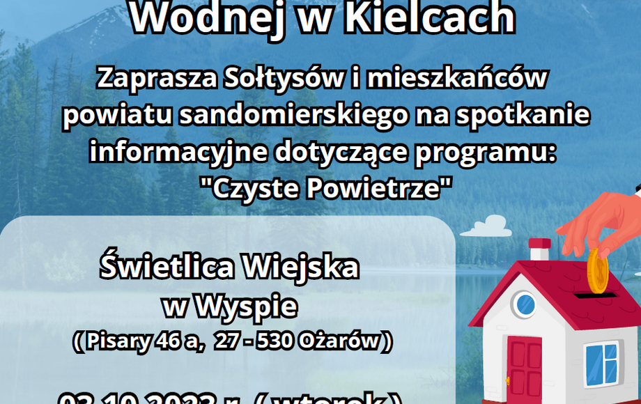 Zdjęcie do Spotkanie dotyczące Progamu &quot;Czyste Powietrze&quot;