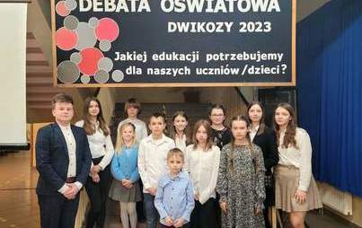 Zdjęcie do Gmina Dwikozy wyr&oacute;żniona w og&oacute;lnopolskim projekcie oświatowym