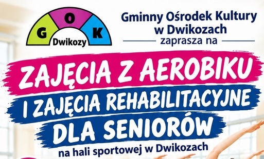 Zdjęcie do Zaproszenie na zajęcia z aerobiku i zajęcia rehabilitacyjne dla senior&oacute;w