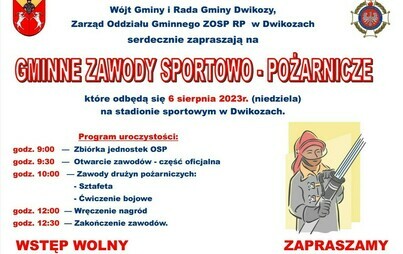Zdjęcie do Gminne Zawody Sportowo-Pożarnicze w Dwikozach