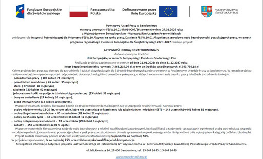 Zdjęcie do Projekt "Aktywność drogą do zatrudnienia IV"