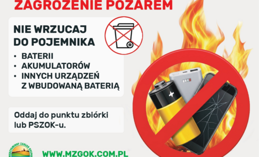 Zdjęcie do Akcja edukacyjna dotycząca &bdquo;nie wyrzucania baterii i akumulator&oacute;w do odpad&oacute;w zmieszanych lub segregowanych"