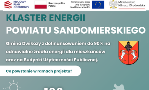 Zdjęcie do   "Działania inwestycyjne w zakresie budowy infrastruktury Klastra Energii Powiatu Sandomierskiego &ndash; projekt demonstracyjny&rdquo;